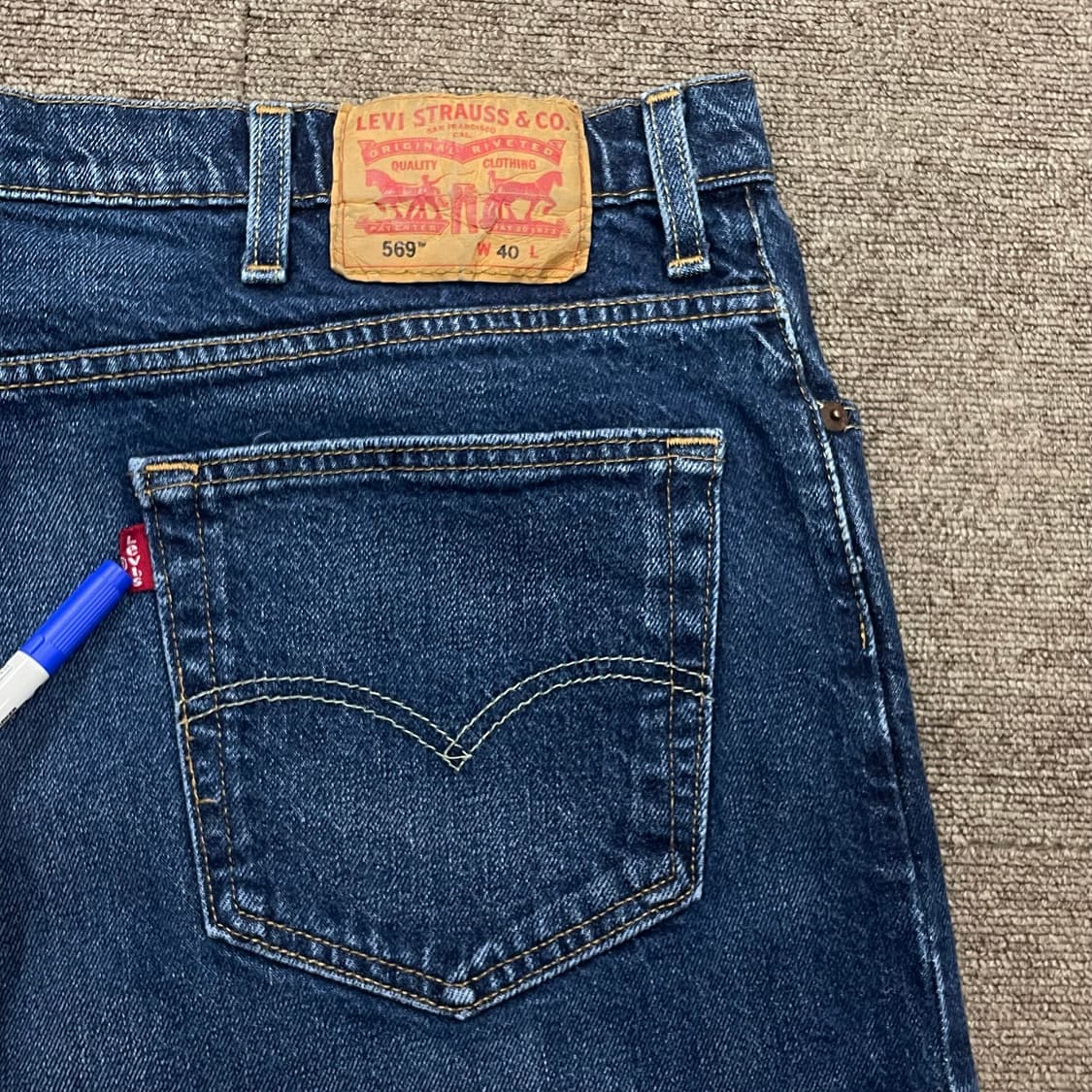 (42) Levi's 리바이스 569 데님 쇼츠 반바지 상품이미지2