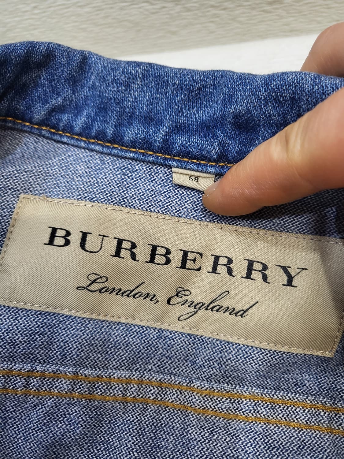 버버리 청자켓 정품 상품이미지7