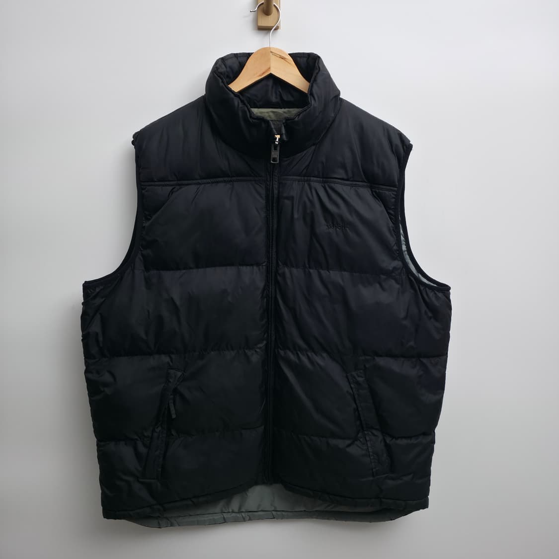 [XXL] 쇼트 SCHOTT 블랙 패딩 조끼 상품이미지1