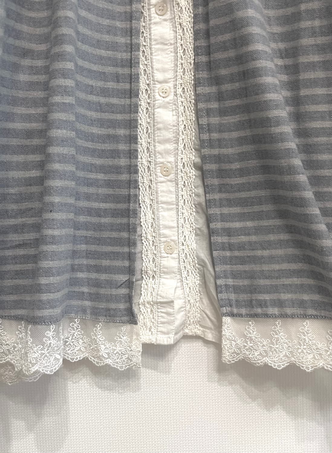 스트라이프 레이스 바선생 상품이미지3