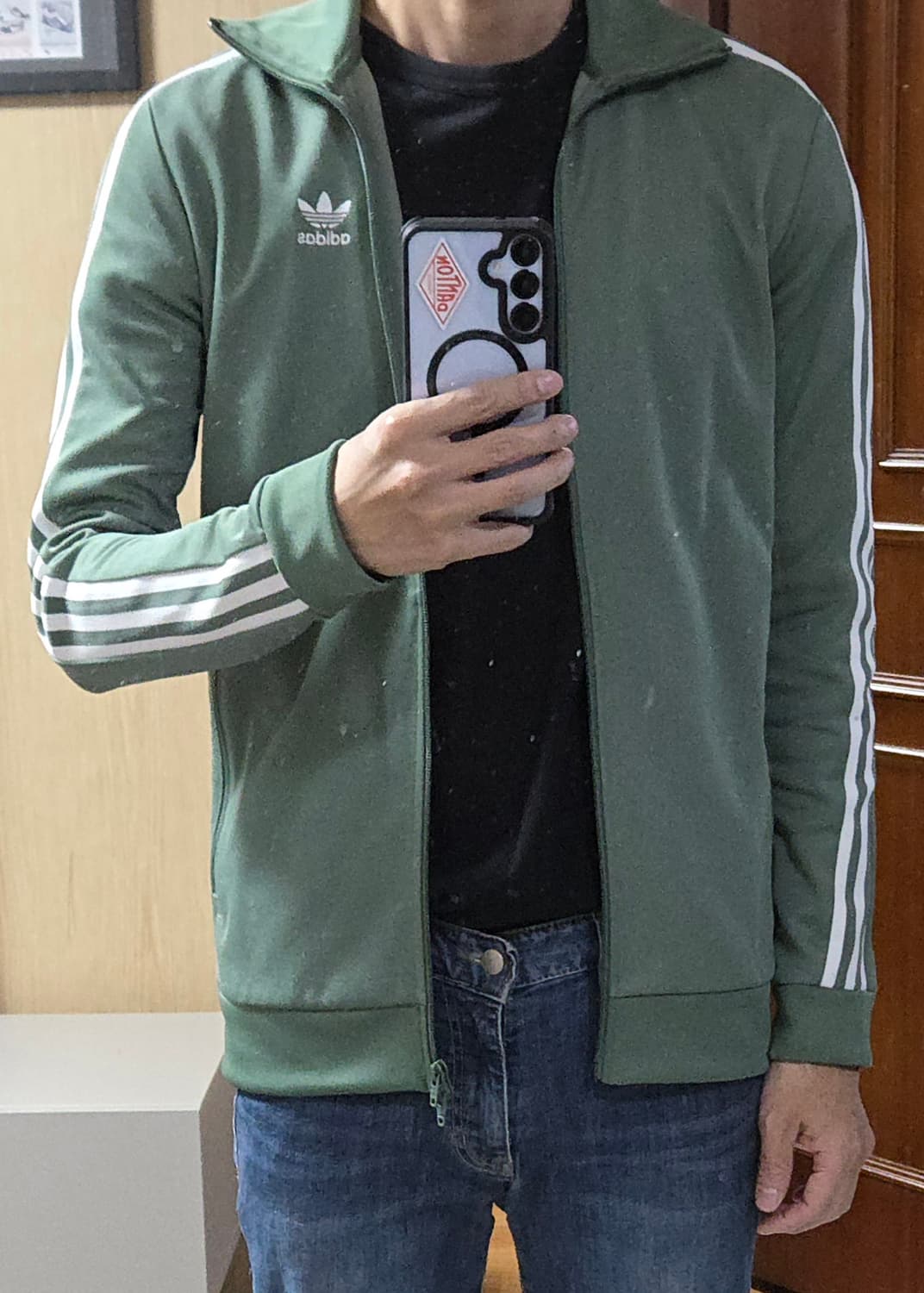 (착샷) 아디다스 베켄바우어 져지 트랙탑 민트 상품이미지9