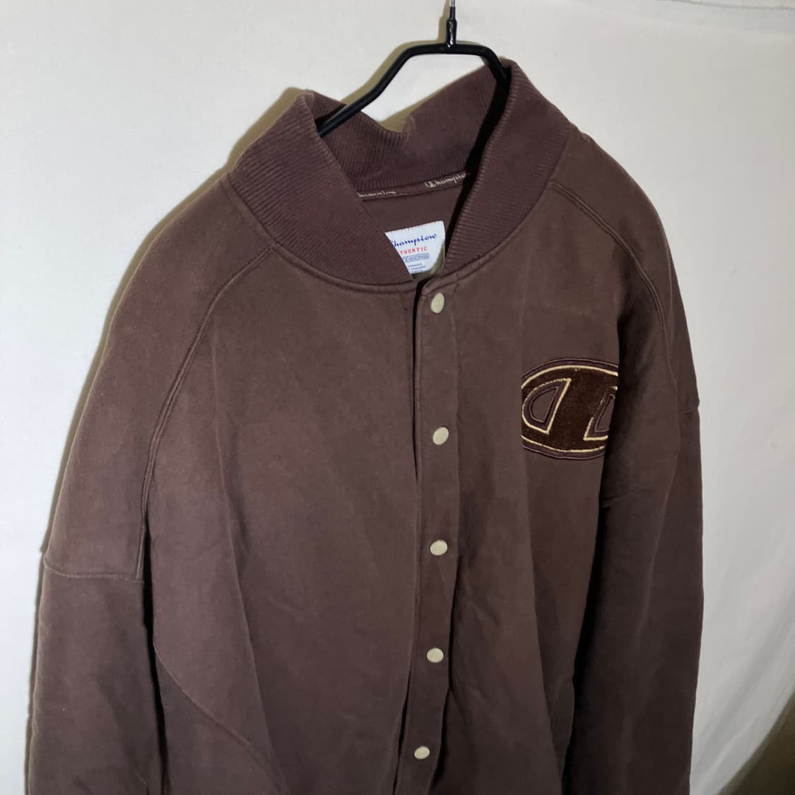 4XL)챔피온 빅사이즈 코튼 바시티자켓 야구점퍼 상품이미지2