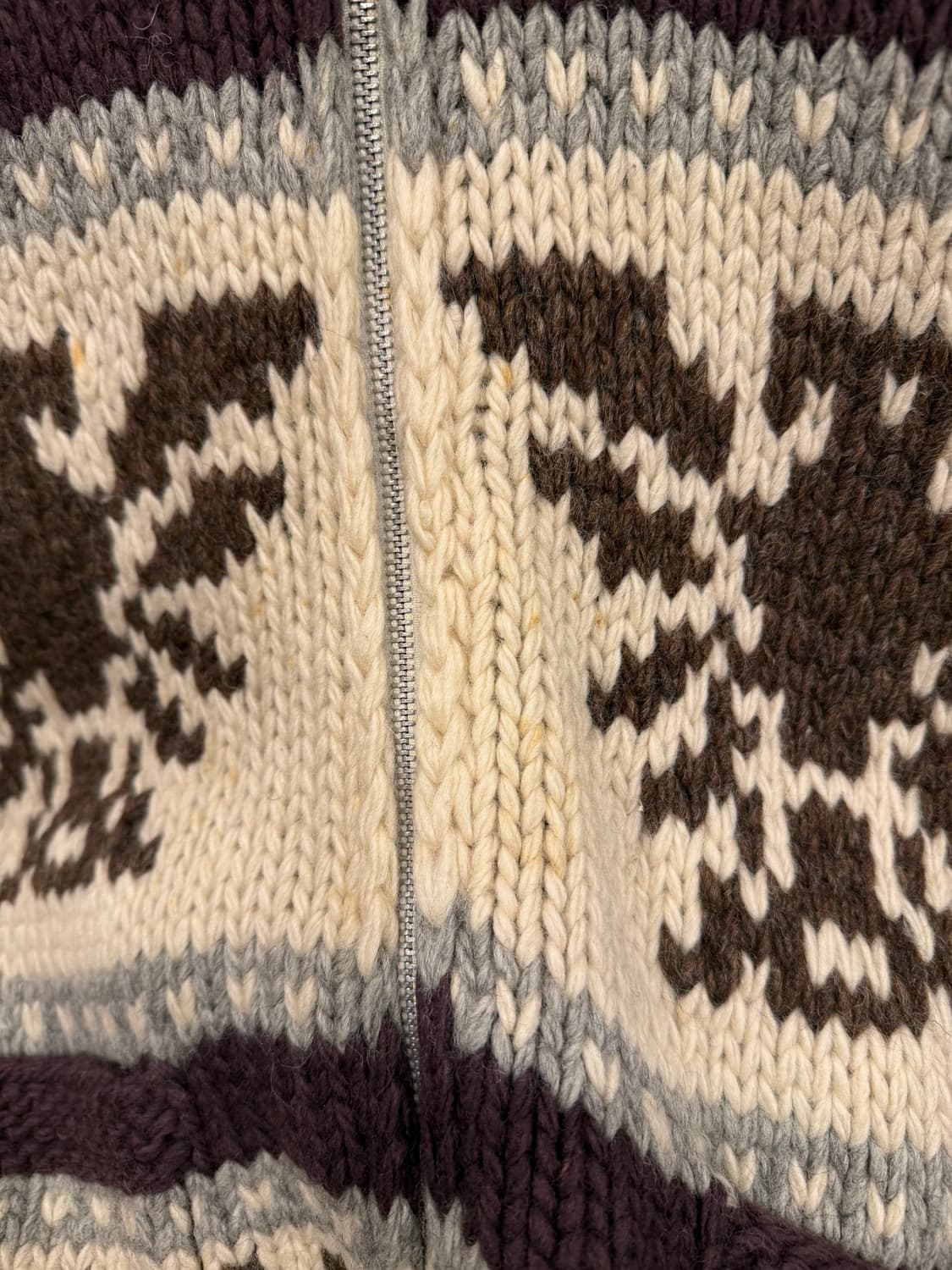 Vtg 빈티지 썬더버드 코위찬 니트 집업 상품이미지8