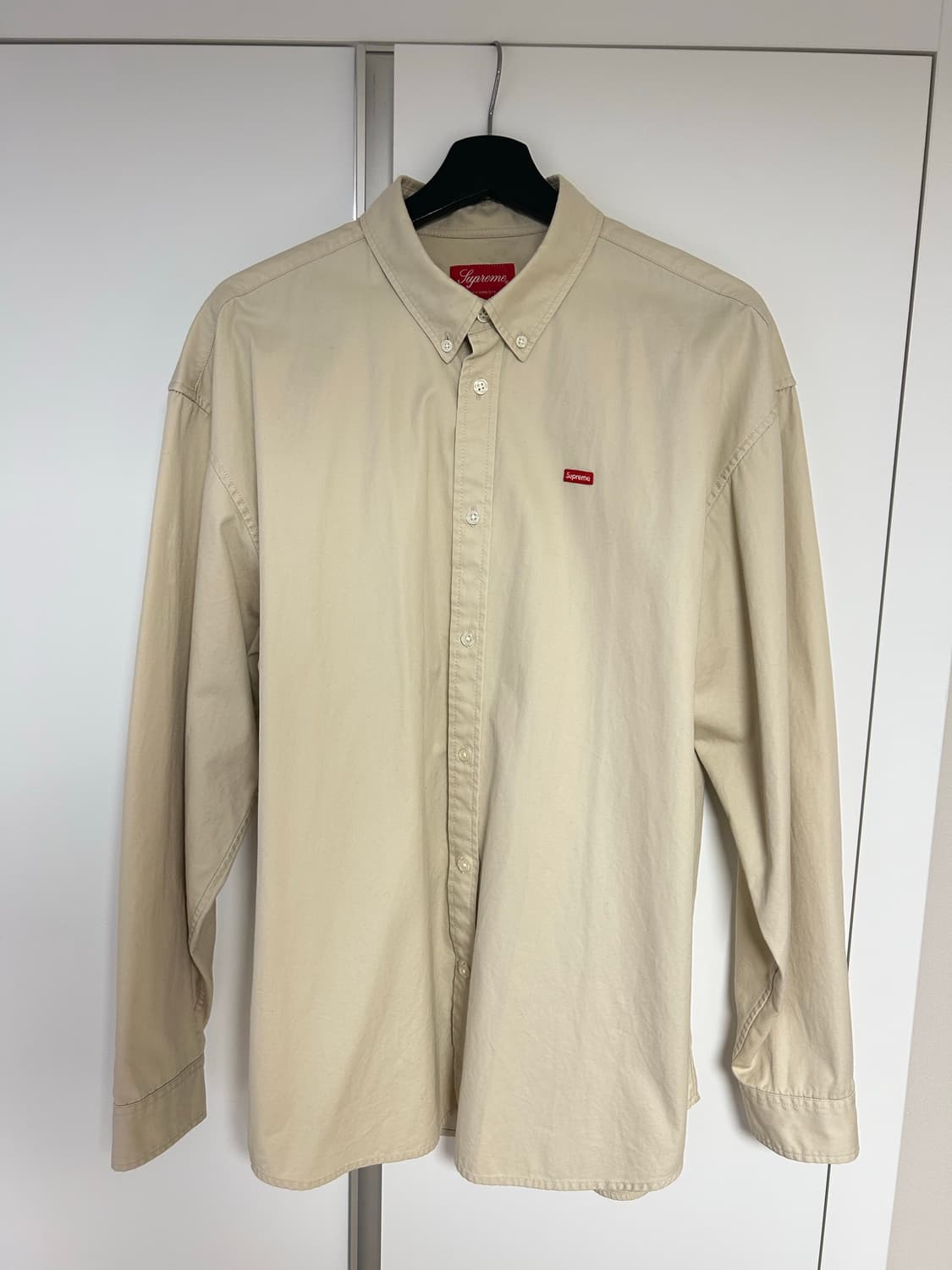 supreme 스몰박스 셔츠 베이지 L 상품이미지1