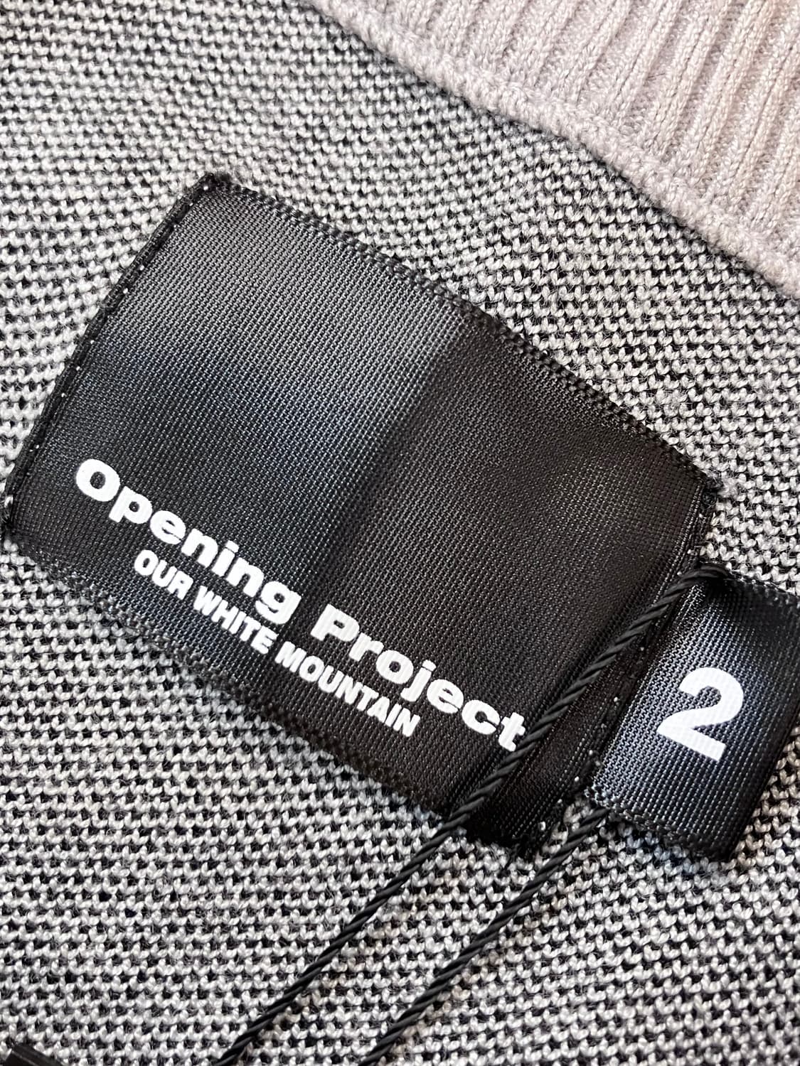 오프닝프로젝트 베를린 하프 니트 화이트 #csz3885 상품이미지5