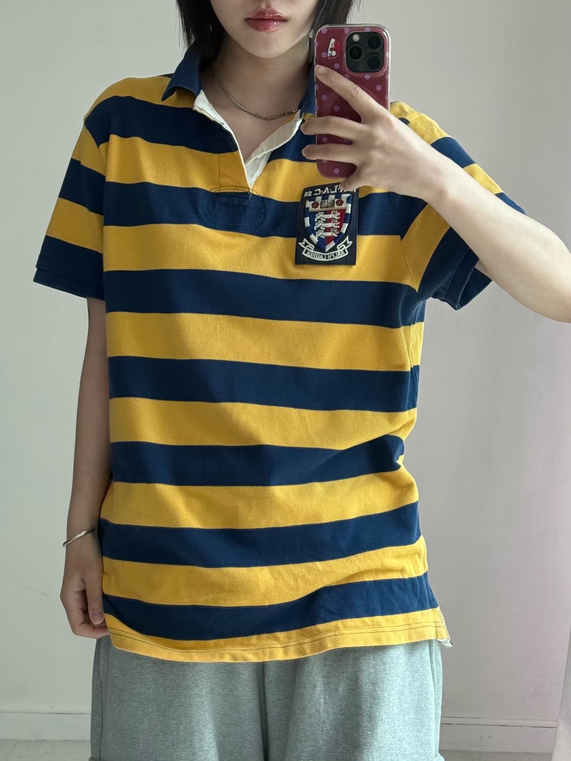 폴로 스트라이프 plac 피케이 티셔츠 상품이미지2