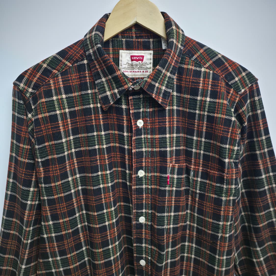 [XL] 리바이스 헤비코튼  체크 셔츠 상품이미지2