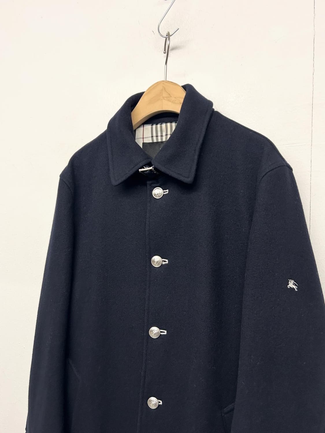 버버리 블랙 밀리터리 울 코트 상품이미지2