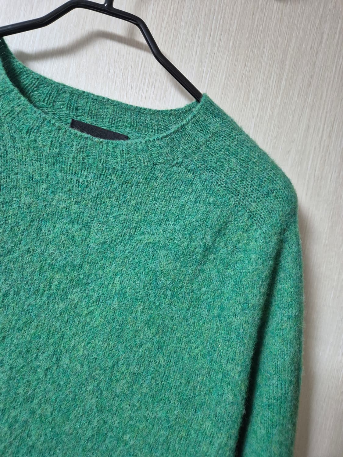 하울린 쉐기독 니트  그린 라지 하울린스웨터 상품이미지3