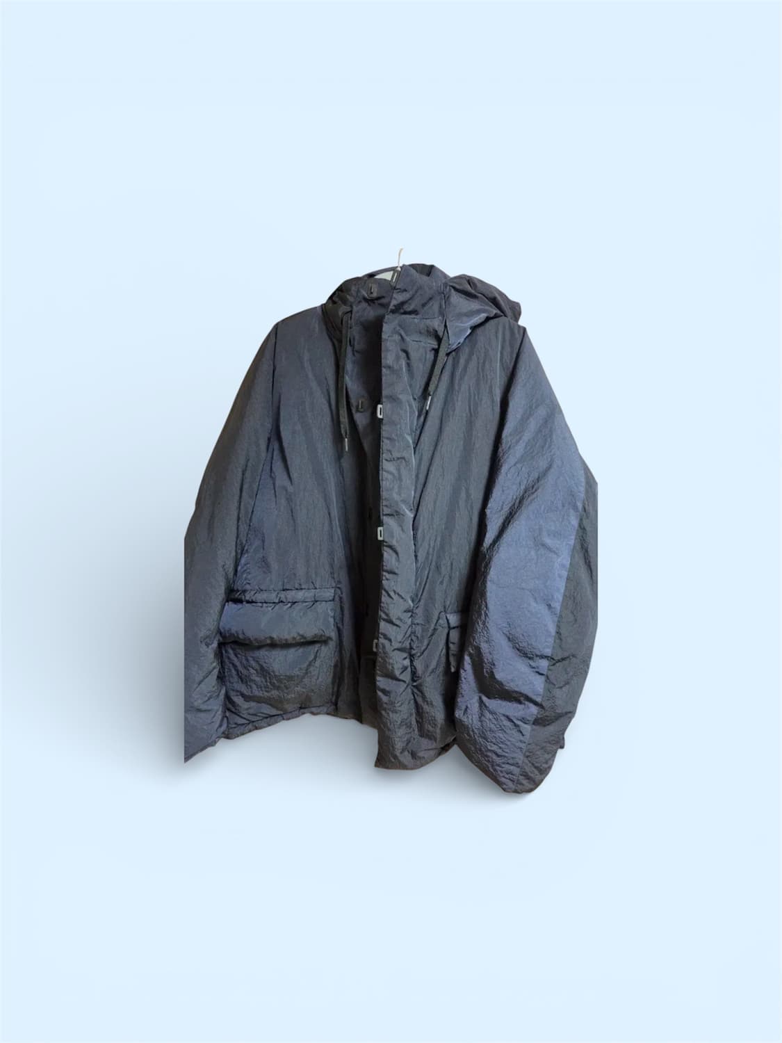 테아토라 수베니어 헌터 에바포드 메탈릭 네이비 패딩 4사이즈 상품이미지1