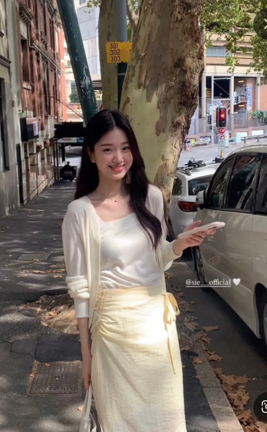 시에 SIE 소프티 루즈 가디건 + 아르 소프티 슬리브리스 XS 크림 상품이미지1