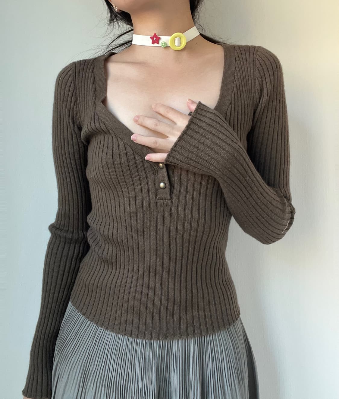 Cutie button choker⭒♬ 상품이미지9