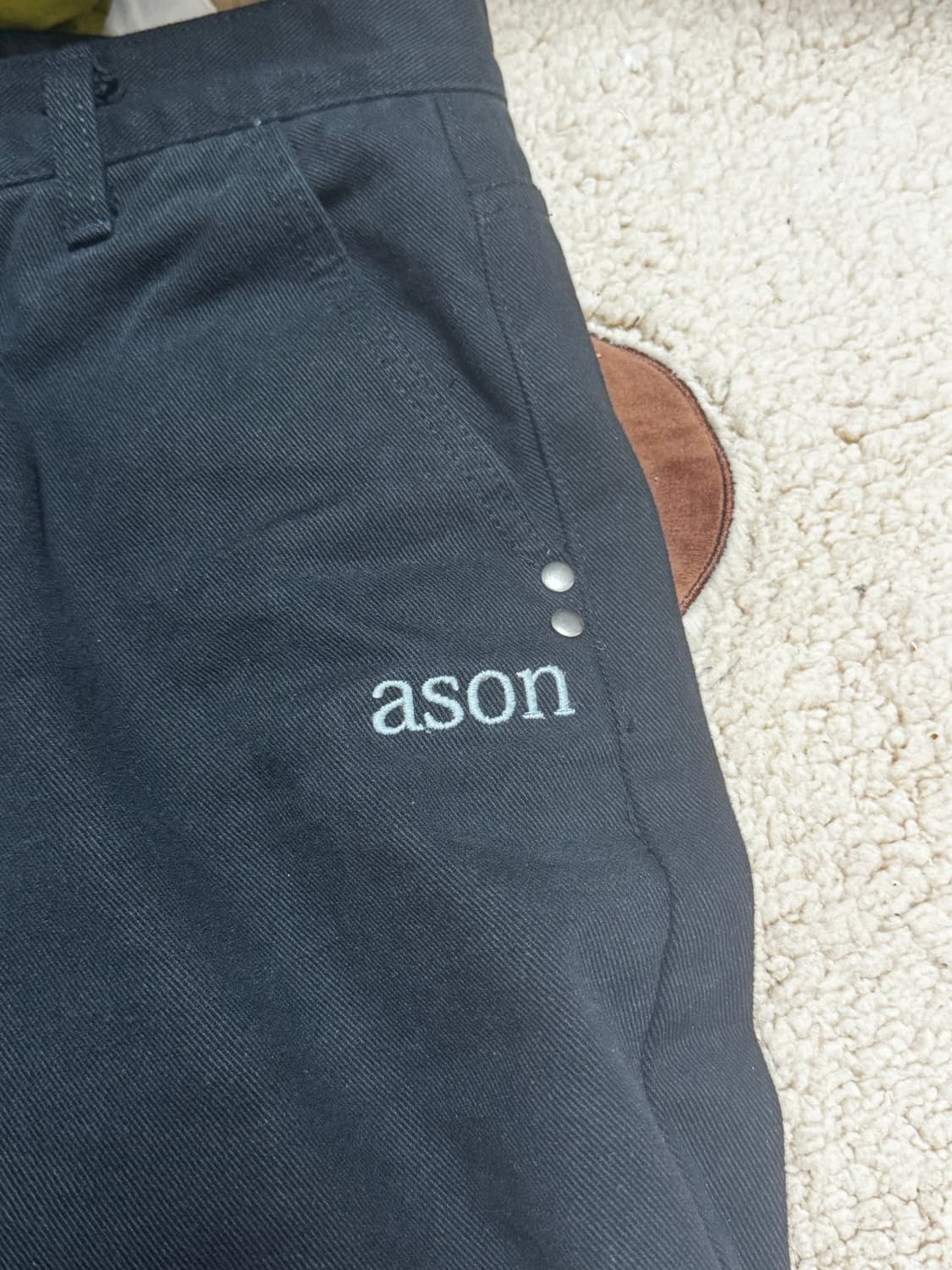 애즈온 스모그 와이드 팬츠 s 상품이미지3