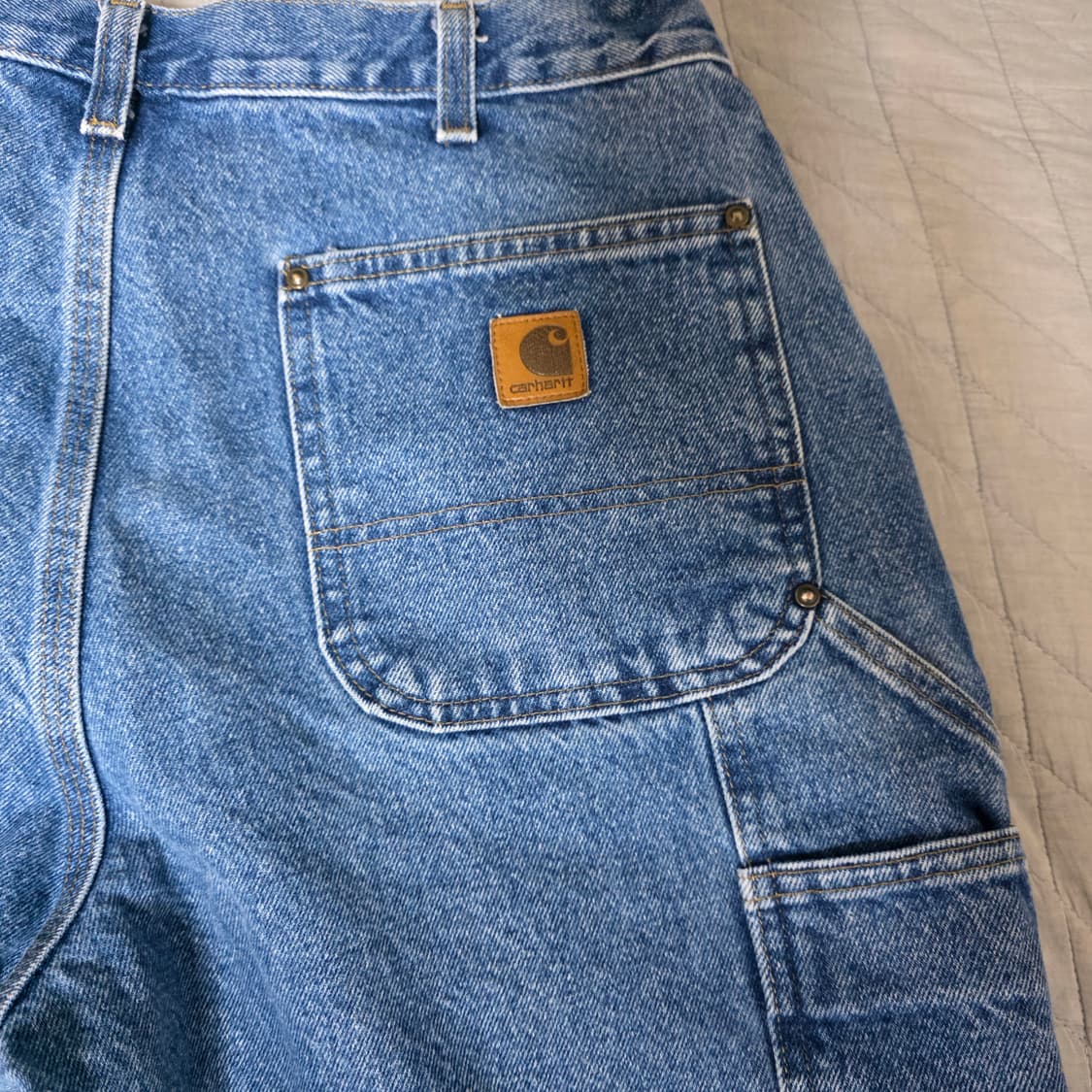 [36X30] 빈티지 칼하트 더블니 데님 B73 DST 굿컨디션 상품이미지5