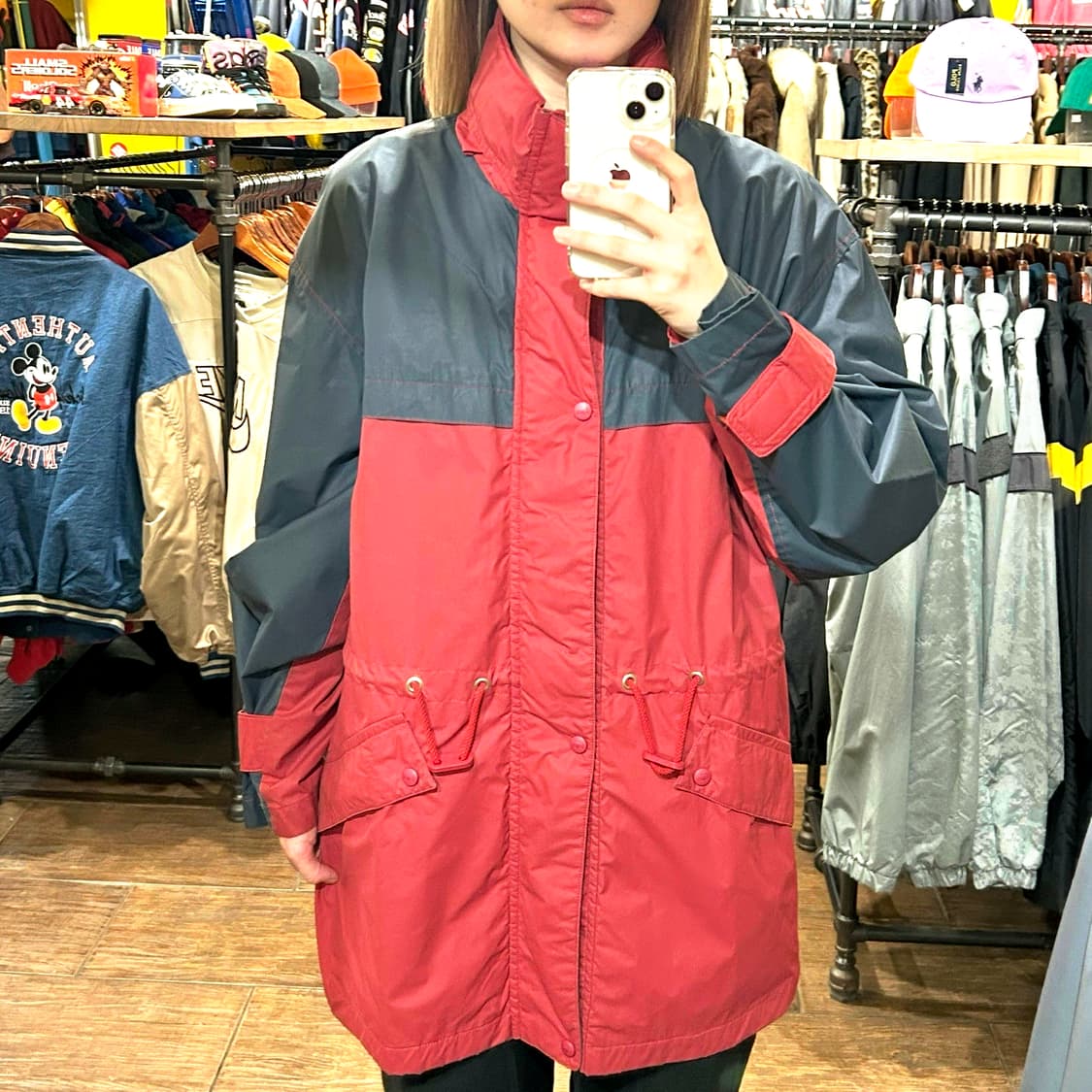 [HI] 라코스테 바람막이 점퍼 레드 상품이미지2