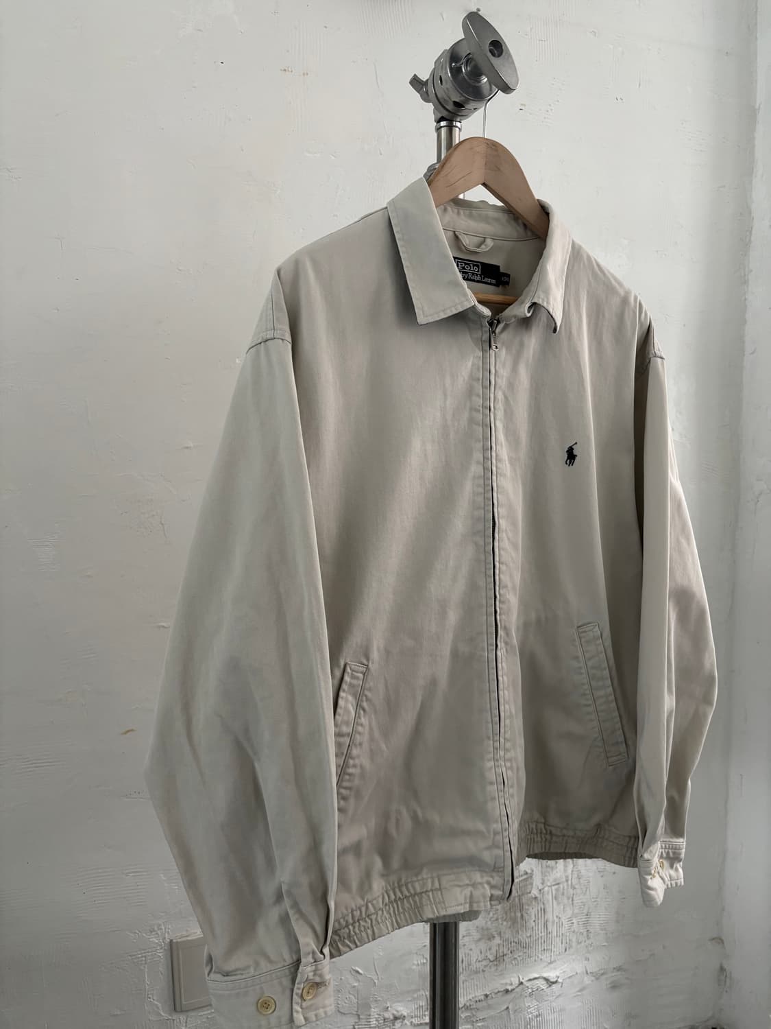 Polo 폴로 랄프로렌 라이트베이지 코튼 헤링턴 자켓 상품이미지5