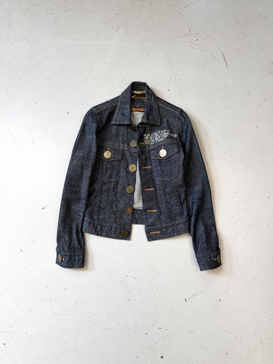 90s peom denim jacket  상품이미지6