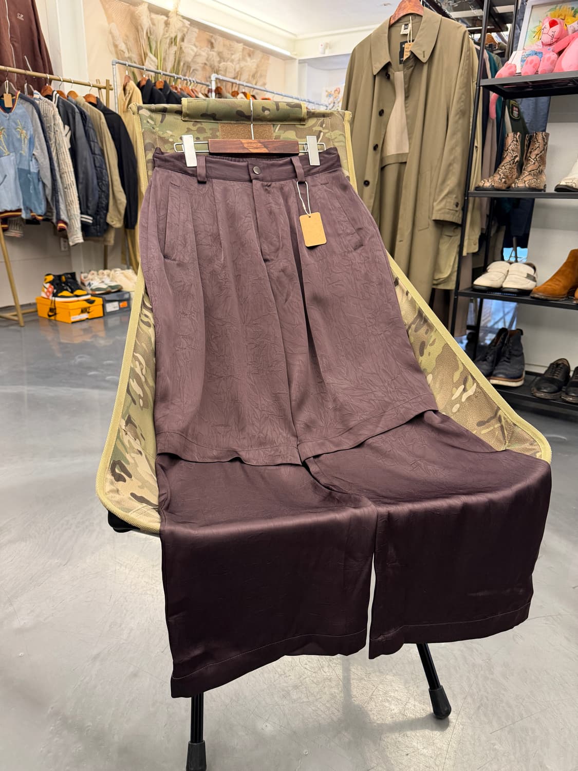 HARE 2WAY LAYERED PANTS 레이어드 와이드팬츠 상품이미지3