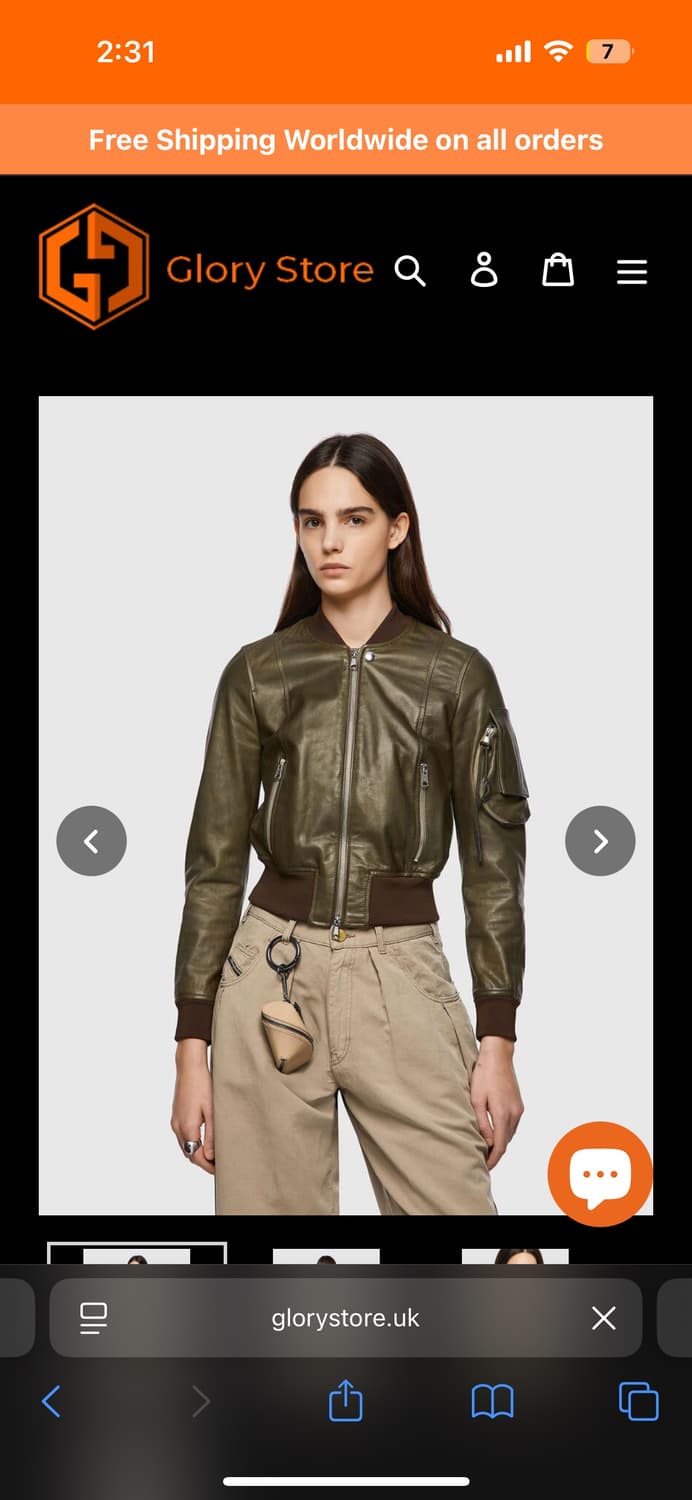 Diesel 디젤 투웨이 레더 봄버 s 상품이미지1