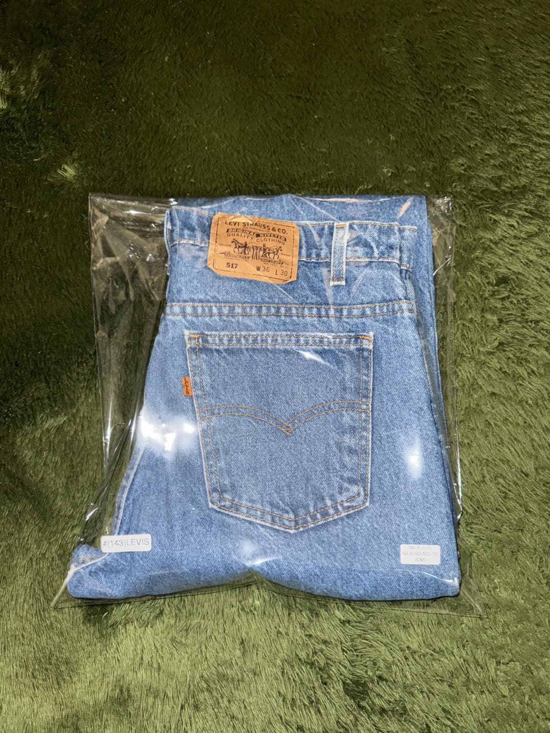 [W36/L30] 90s 리바이스 517 오렌지탭 MADE IN USA 상품이미지10