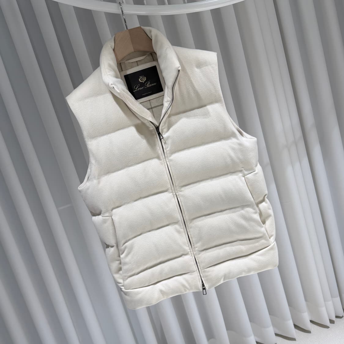 (A+/L) / 로로피아나 캐시미어 그린 스톰 시스템 패딩 조끼 베스트 상품이미지3