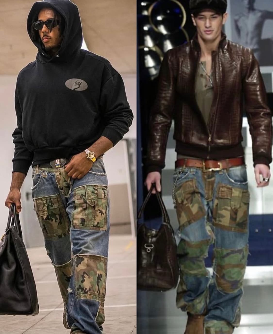 05FW 돌체앤가바나 하이브리드 카고 데님진 상품이미지2