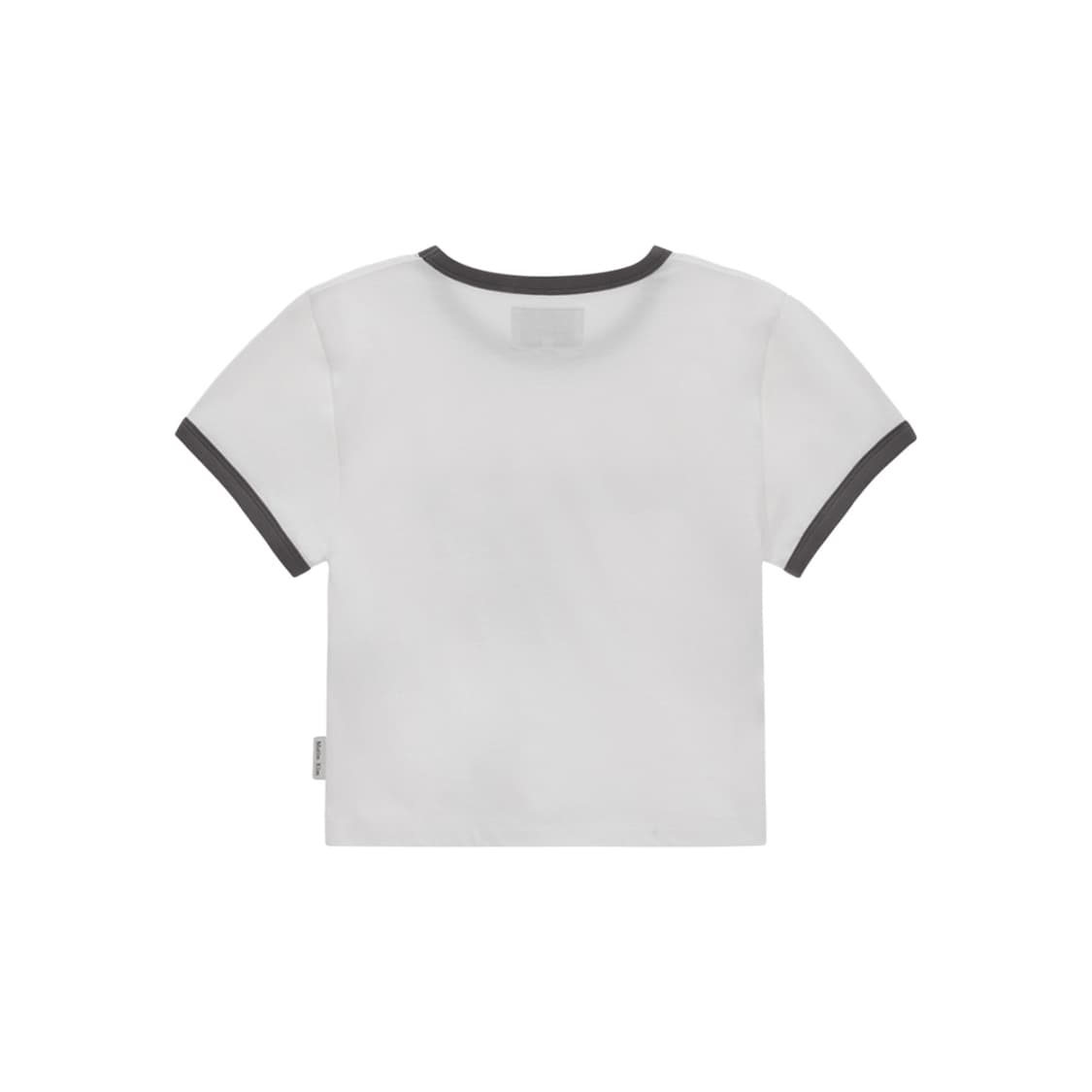 마뗑킴 커티드 로고 링거 크롭 탑 화이트 (W) 상품이미지3