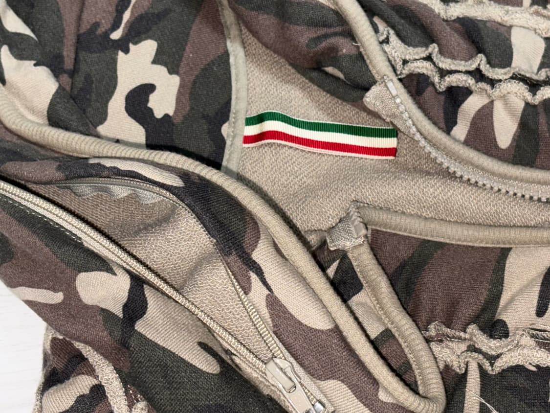 Lugiva 일본 빈티지 밀리터리 패턴 집업 갸루 y2k 상품이미지4