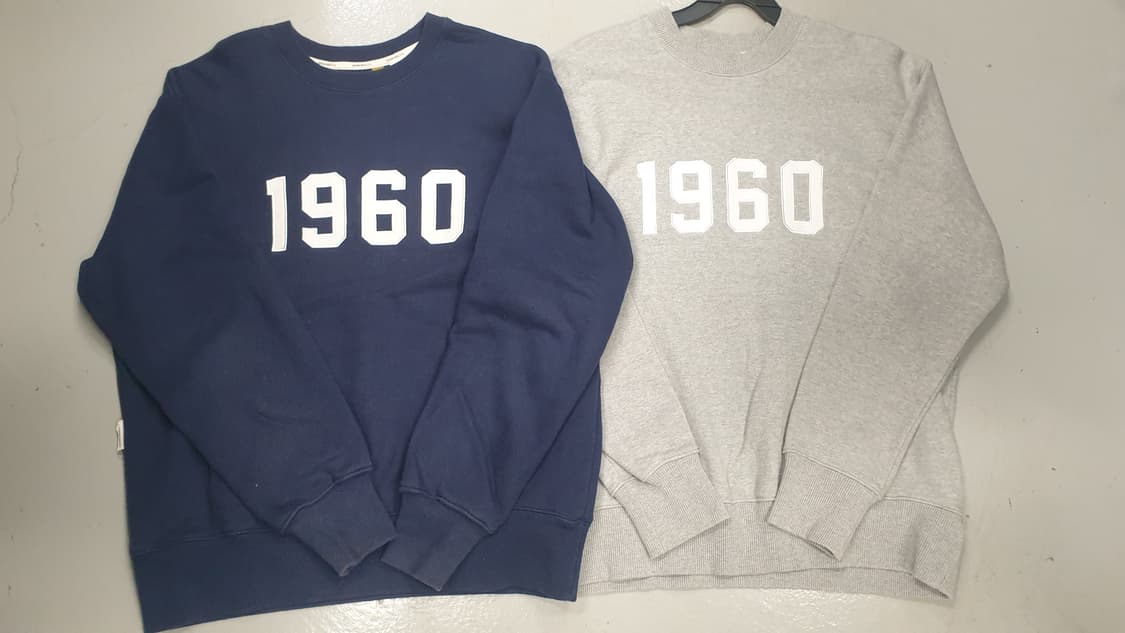 유니폼브릿지 1960 맨투맨 M 네이비+회색 상품이미지1