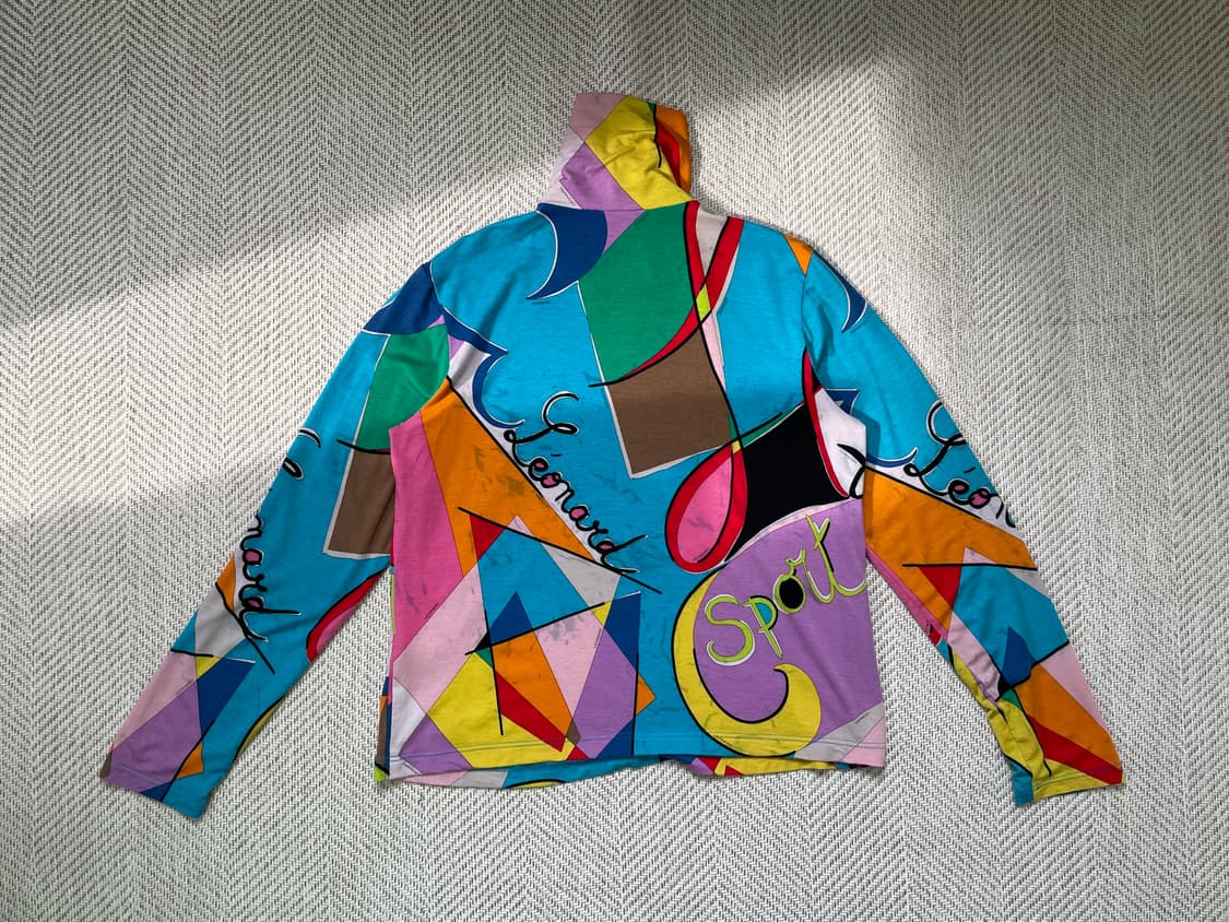 레오나르드 아트 그래픽 터틀넥 탑 J04347 상품이미지6