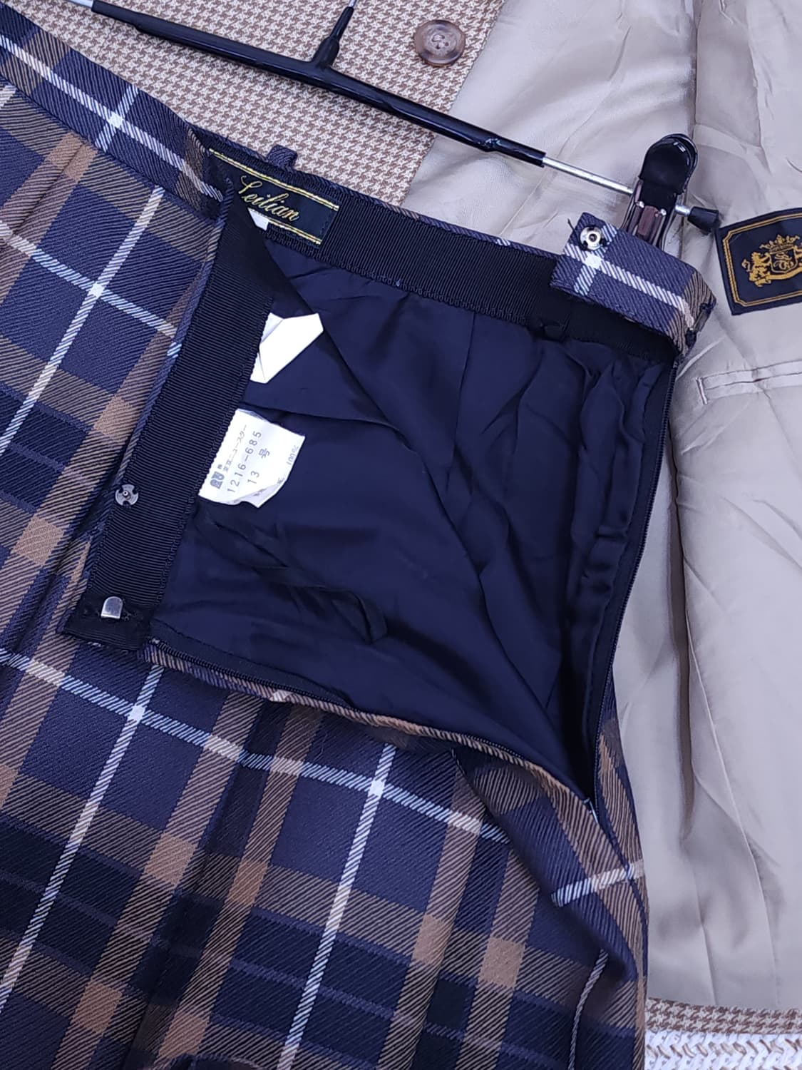 레일리안 27인치 체크스커트 상품이미지7