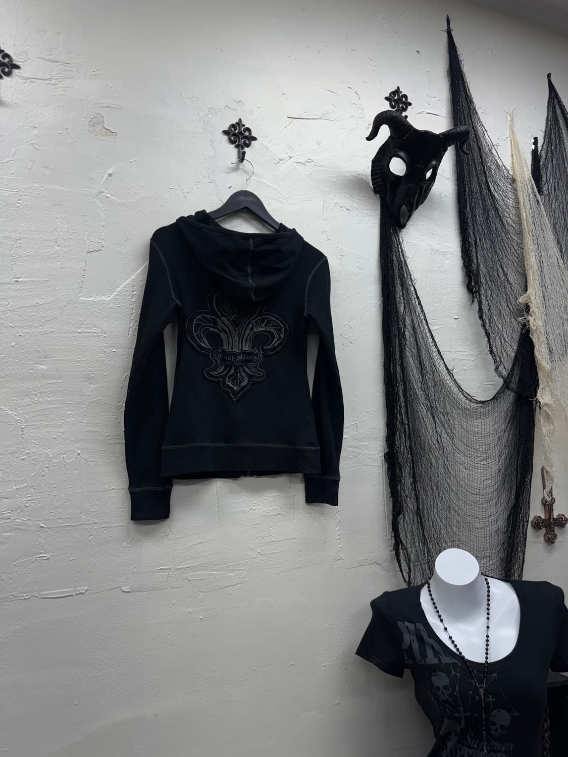 Cook jeans 00s y2k ribbed hoodie 상품이미지1