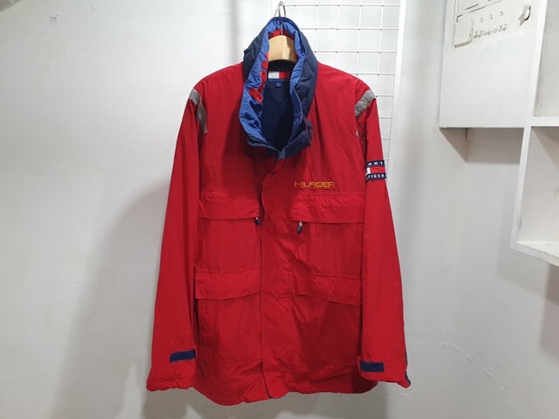 TOMMY HILFIGER 90년도 올드스쿨 자켓 XL 상품이미지1