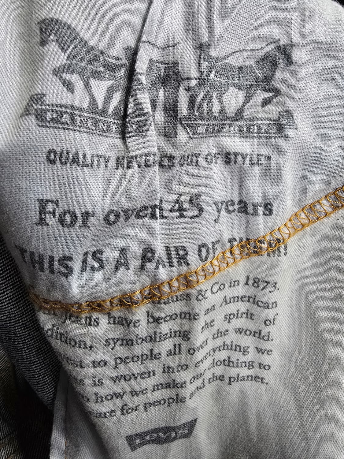 리바이스 511청바지 남성 데님 팬츠 (1726) 상품이미지6