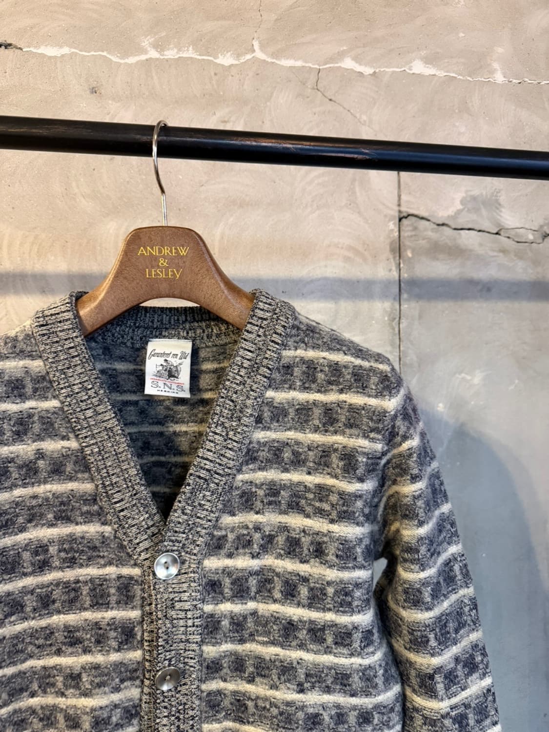 Garanteret ren uld 가디건 55~66 상품이미지9