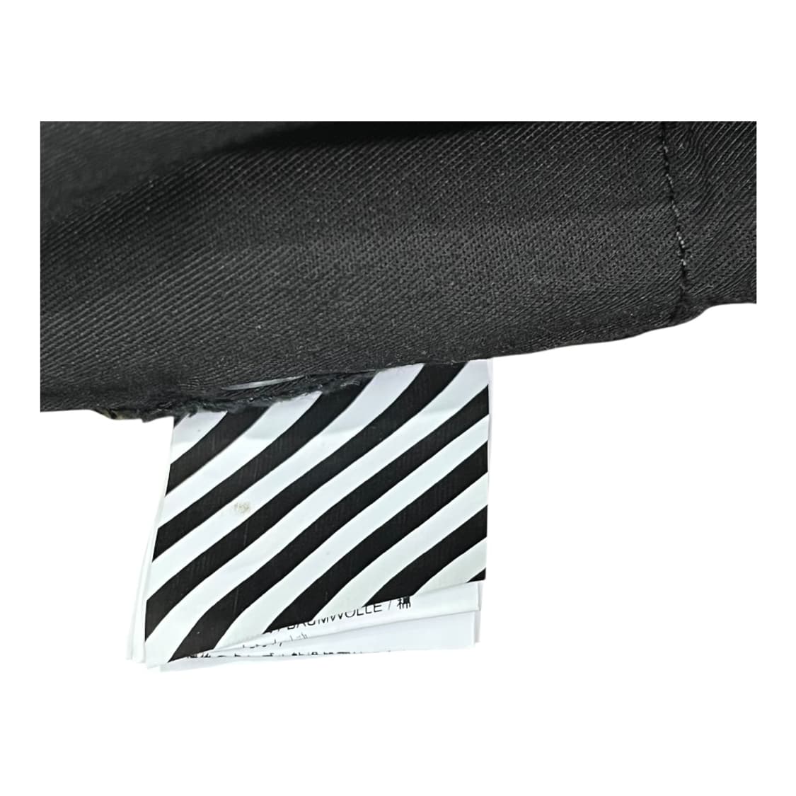 [OFF-WHITE] 오프화이트 블랙 하이웨이스트 링지퍼 코튼 팬츠 상품이미지7