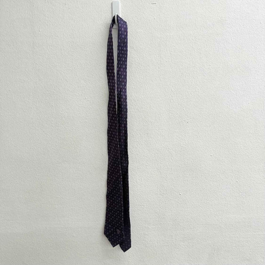 made italy 베르사체 퍼플 실크100 넥타이 상품이미지5