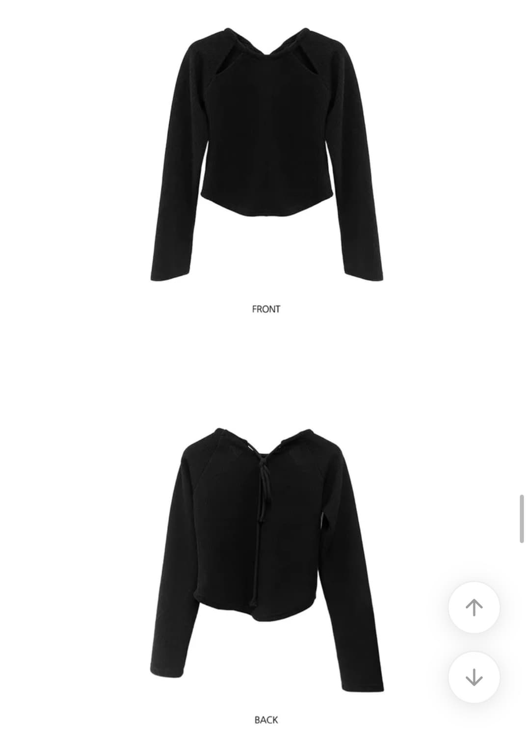 3 hole ribbon 니트 상품이미지3