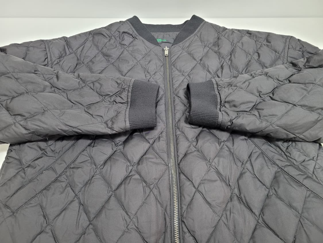 BENETTON 22FW 베네통 덕다운 퀼팅 숏패딩 점퍼 / 여 42  상품이미지4