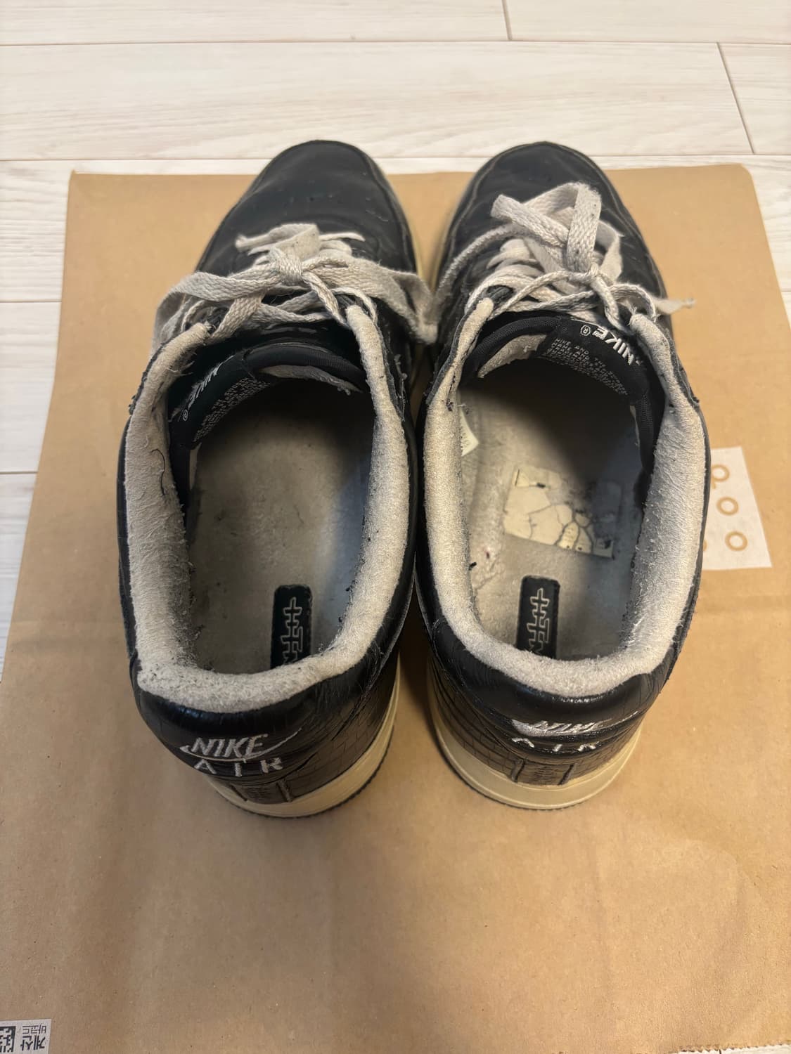 [280] 나이키 HTM 에어포스 블랙 판매합니다. 상품이미지4