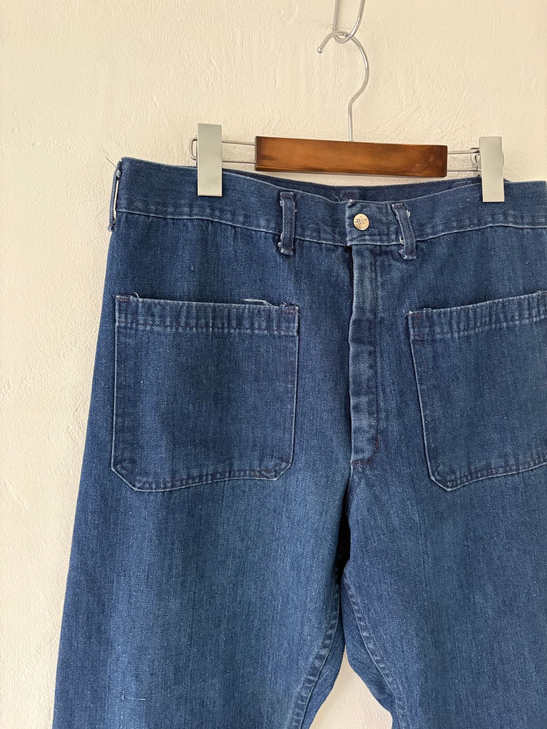 70‘s Vintage US Navy Sailor Denim Pants 상품이미지2