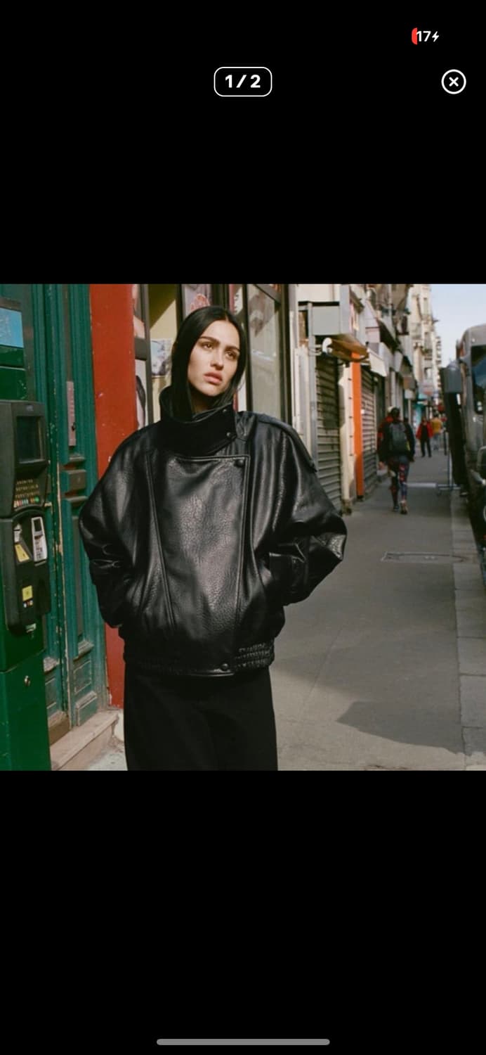 자라 페이크 레더 S 상품이미지2