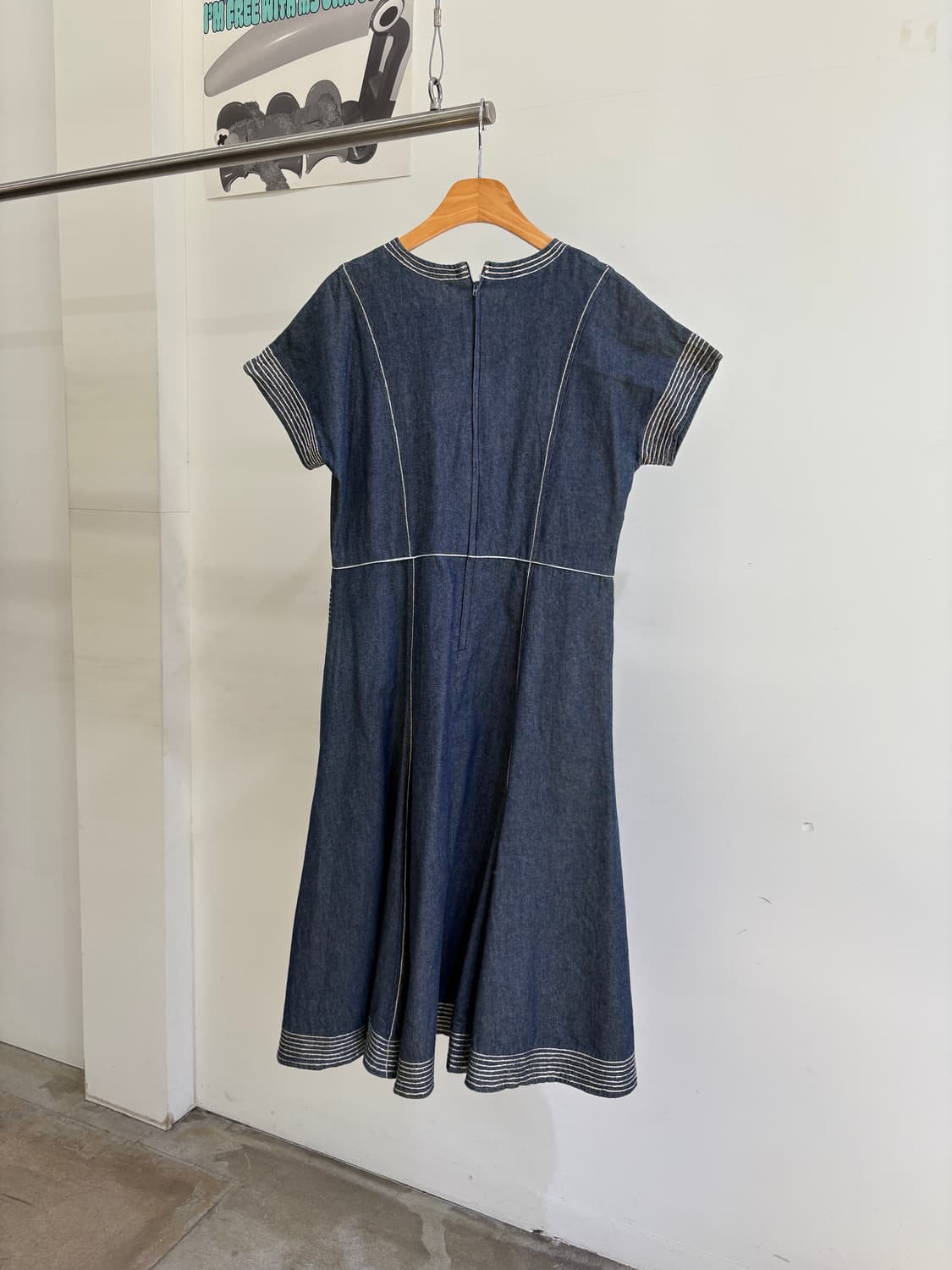 SAN VALENTINO (Made in Italy) 데님원피스 상품이미지5