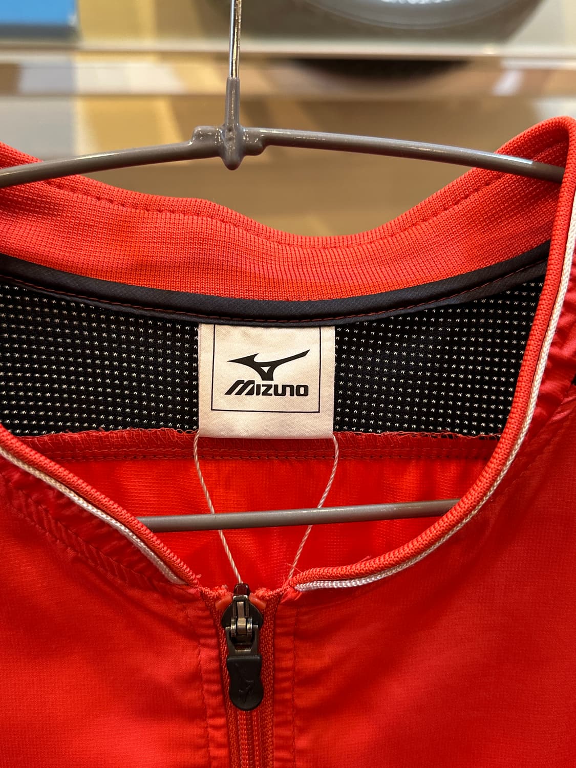 미즈노 하프 집업 반팔 바람막이 L 상품이미지3