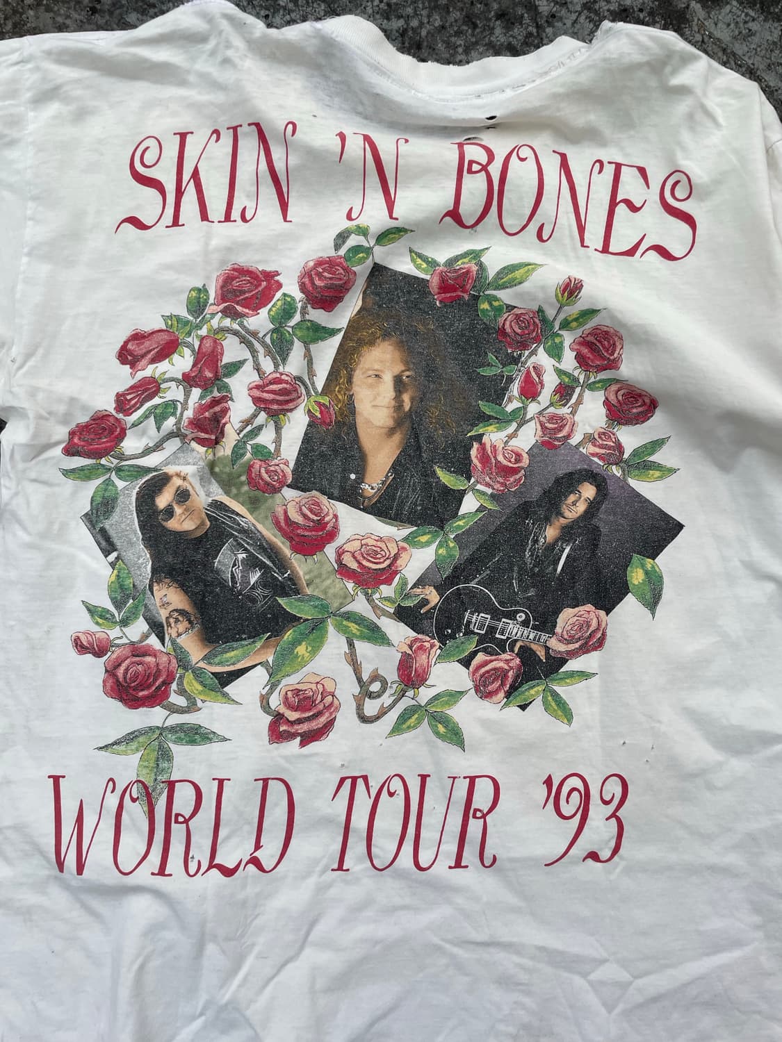 90s 건즈 앤 로지스 1993 월드투어 티셔츠 상품이미지9