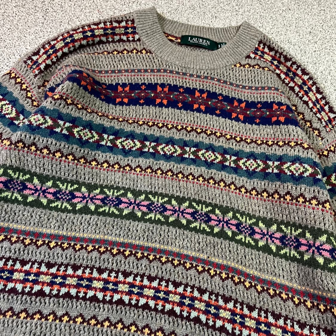 랄프로렌 우먼 페어아일 니트 상품이미지2