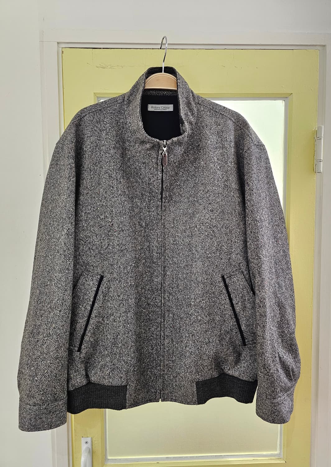 Rotary group 울 헤링본 블루종 상품이미지3