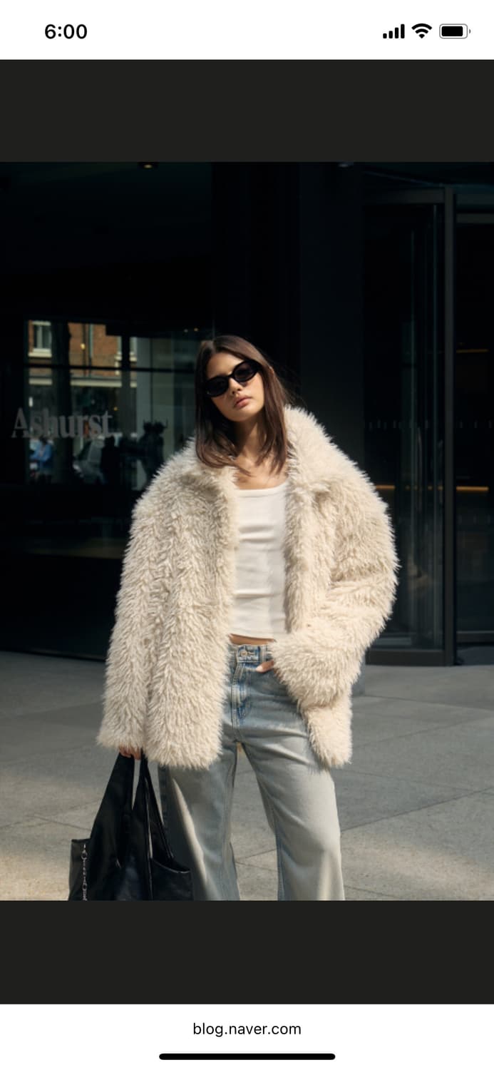 애프터아워즈 퍼자켓 상품이미지1