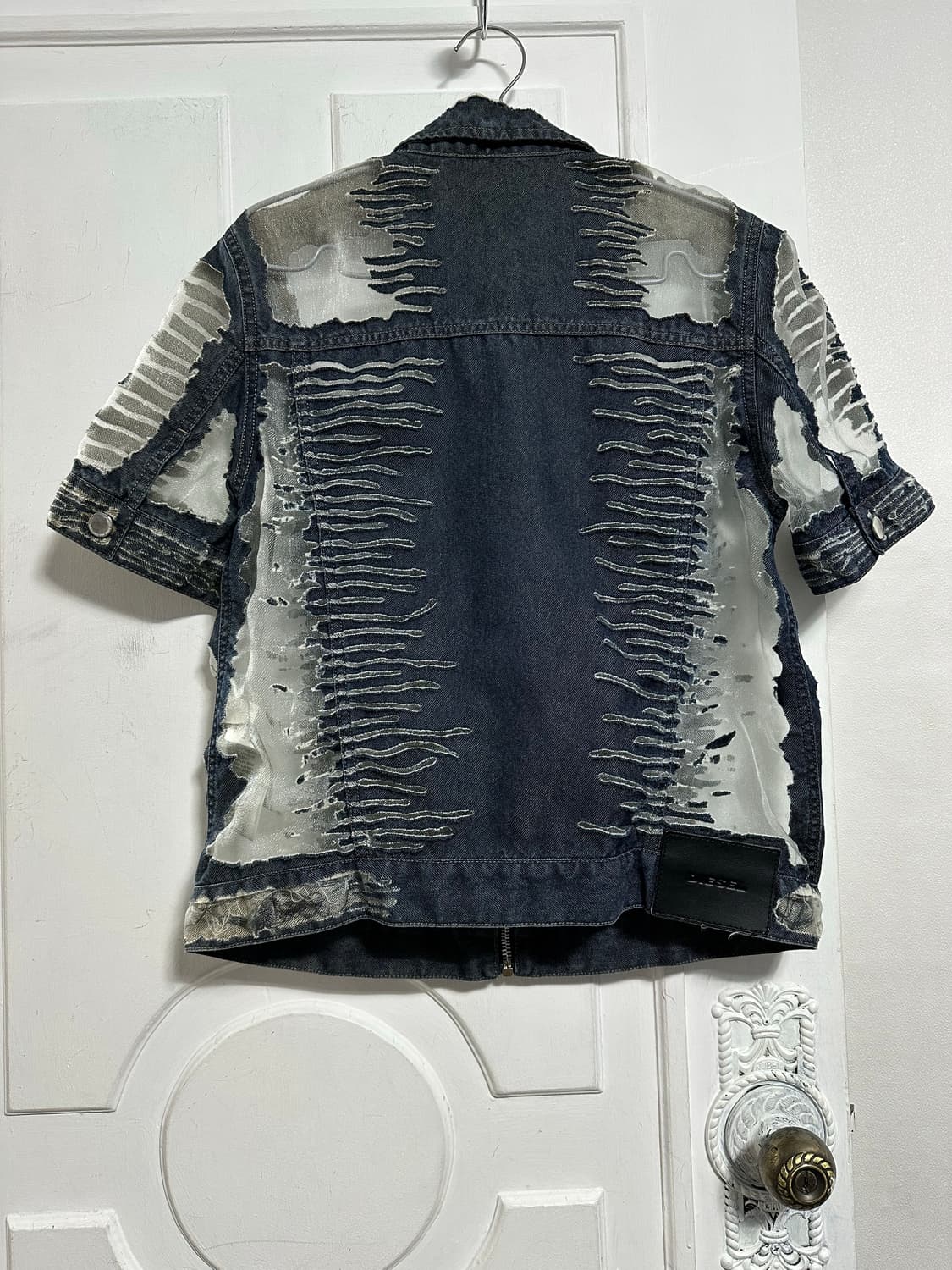 디젤 데님 오간자 반팔 자켓 상품이미지2