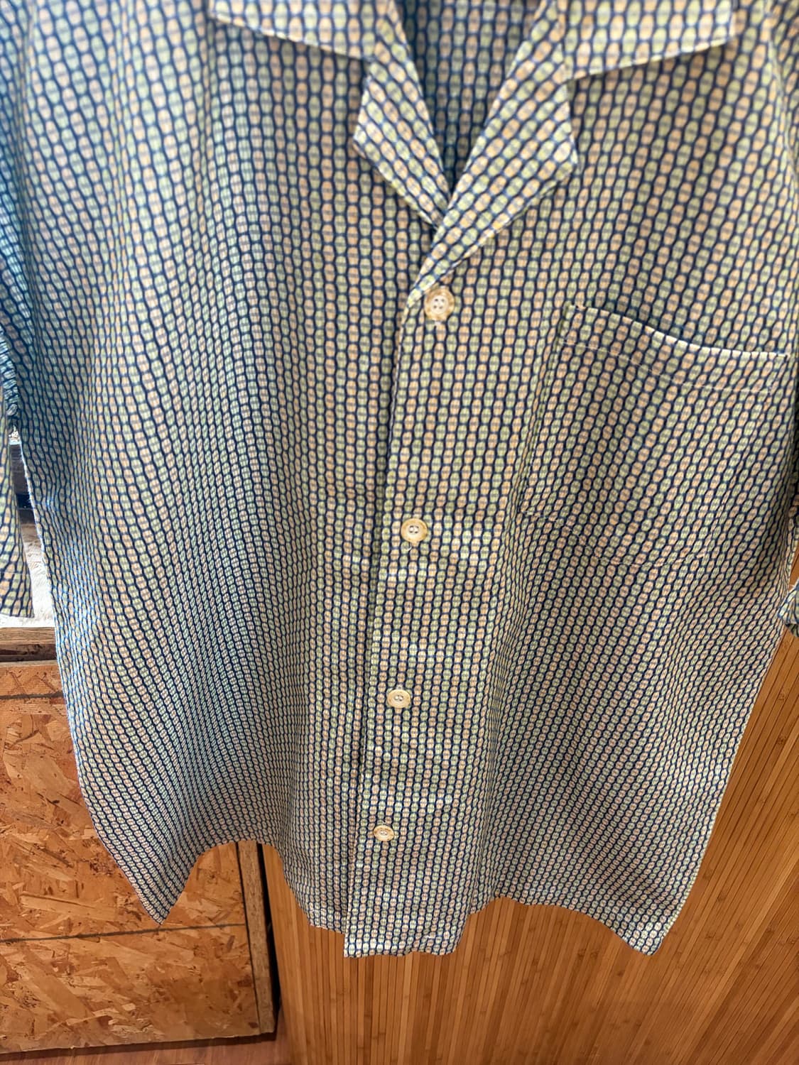 90s GLASS ROCK Pattern Shirt 상품이미지5